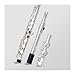 Flute Musical Instrument For Beginners 16-hole E Key Split Silver-plated Professional flute instrument