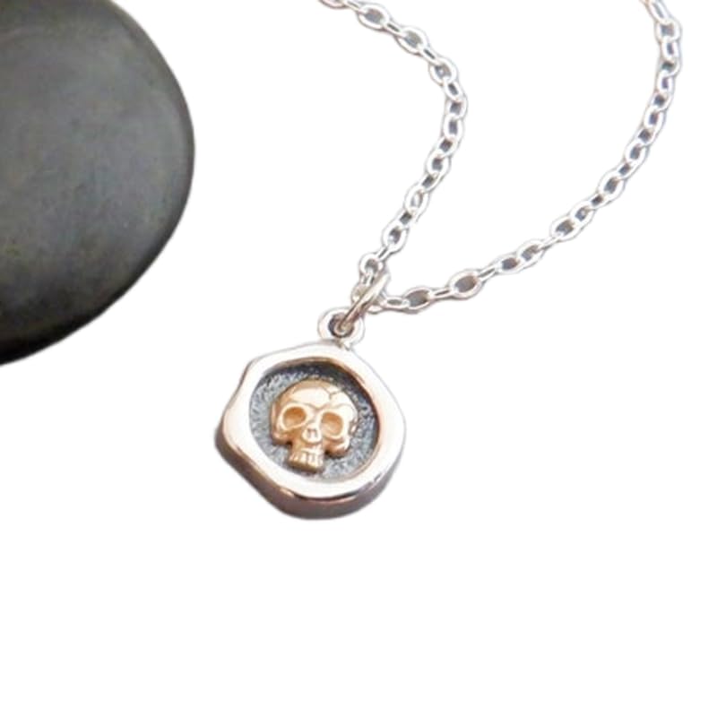 Collier tête de mort argent 925, finis les bijoux ternes qui irritent la peau