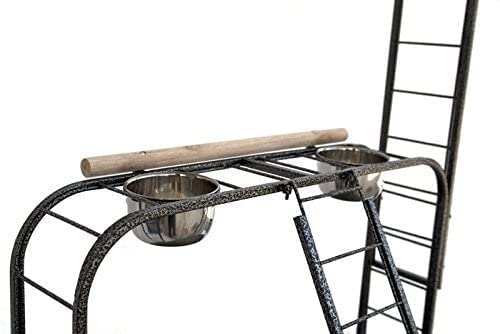 Mcage 85812 Elegant And Strong Durable Wrought Iron Parrot Bird Play Gym Ground Rolling Stand thumb #7