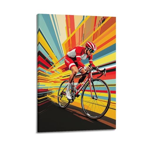 Poster de sport vintage haut de gamme art mural sur toile 40x60