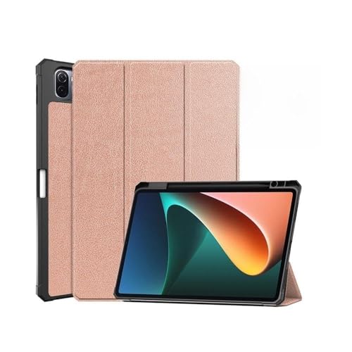 Étui protection Xiaomi Mi Pad 5 Pro 5G 11 pouces rose gold TPU souple
