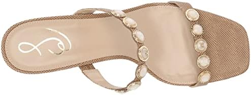Sam Edelman Women's Palma Heeled Sandal, Chai Cream, 6 | Image 4