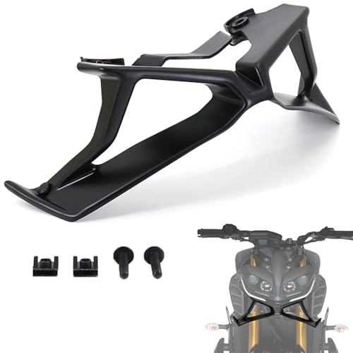 FWXEOZ Motorcycle Fairing Wings Aerodynamic Winglets Black Naked Front Spoiler