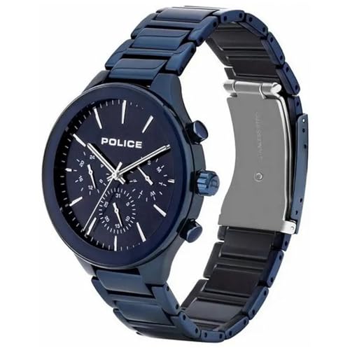 Image of Police Gifford with Multifunction - Date Blue Dial Blue Strap Watch for Men - NDPL15936JSBL03MW