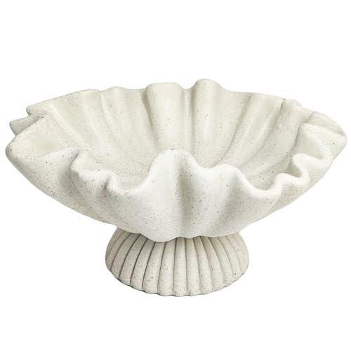 AOKFOX Decorative Bowl for Home Decor - Large Handmade Centerpiece Pedestal Bowl...