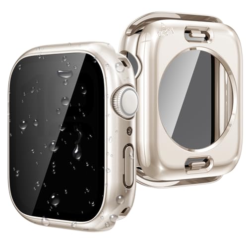 Coque de protection premium Apple Watch 42 mm avec verre de confidentialité étanche