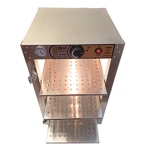 Heatmax 14X14X24 Commercial Food Warmer, Pizza, Pastry, Patty, Empanada, Hot Food, Concession, Catering, Convenience Store, Display Case - Made In Usa With Service And Support #TOP2
