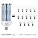 350W Equivalent LED Corn Light Bulb 5000 Lumen 6500k 50W Large Area Cool Daylight White E26/E27 Medium Base for Outdoor Indoor Garage Warehouse Factory Workshop Street Backyard New Upgraded