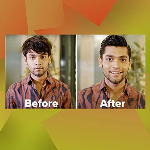 Set Wet Hair Wax For Men - Glaze Wax, 60g + 25g | Healthy Shine, Strong Hold, Restylable Anytime, Easy Wash off | No Paraben, No Sulphate, No Alcohol