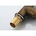QUANGJN Antique Basin Faucet All Copper Washbasin Faucet Single Handle Hot and Cold Mixing Faucet Waterfall Spout Sink Mixing Valve Drainage Assembly Bathroom Tool Nozzle Head,
