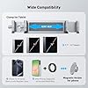 AboveTEK 2-in-1 Phone & iPad Stand, Magnetic iPad Stand with Clamp, Aluminum Tablet Stand for Desk, 360° Rotation, Suction Base, Professional for Office, Fit for Phones & 9.7–13" Tablets, Gift for Him #3