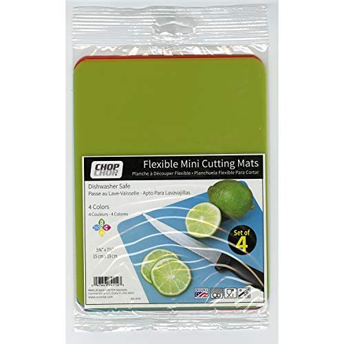 Set 4 Tablas de Cortar Flexibles Plástico BPA Free miniatura 6