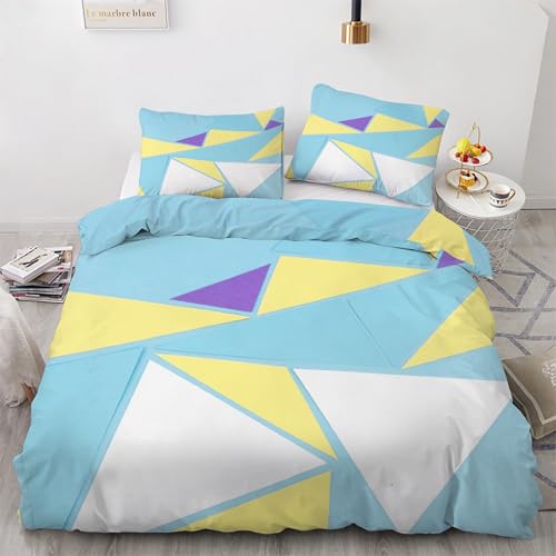 Housse de couette en microfibre douce avec fermeture éclair pratique 240x260 - 4
