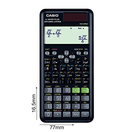 Image of Casio (Refurbished) FX-991ES Plus-2nd Edition Scientific Calculator,Black