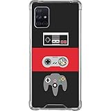 Skinit Clear Phone Case Compatible with Samsung Galaxy A51 5G - Officially Licensed Skinit Originally Designed Nintendo Controller Evolution Design