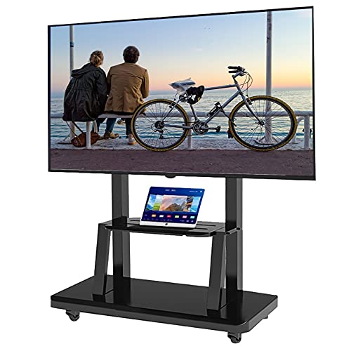 Soporte Universal para TV con Ruedas y Altura Ajustable