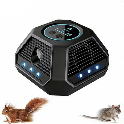 #VerdientProvisionen<br>360° Ultraschall Maus und Ratten Ultraschall mit LED Effektiv Mäuse vertreiben mit Ultraschallwellen für Nagetiere Mäuse Eichhörnchen Spinnen
