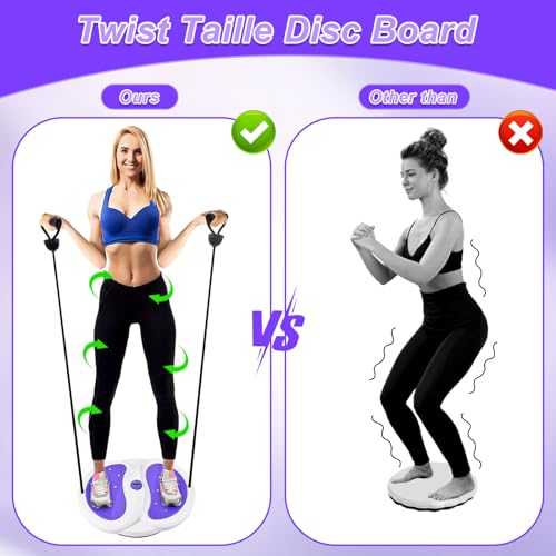 Quixion Waist Twisting Disc, Waist Sculptor Machine Twister, Body Shaping Waist Twisting Disc, Waist Trainer Machine For Women Weight Loss/Cardio Exercise