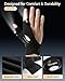 ThxToms LED Flashlight Gloves, Gifts for Him Men Boyfriend Husband, Mens Gifts for Fathers Day Christmas Birthday, Cool Gadgets Tools for Fishing, Repairing, Camping, 1 Pair Black