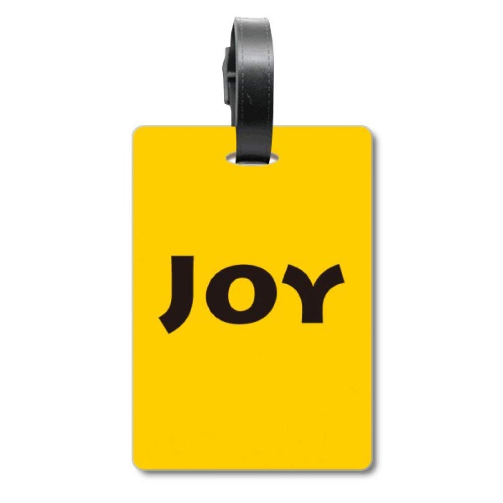 Étiquette d'identification Joy Word accessoire bagage et citation inspirante - 5