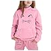 Toddler Kids Tracksuit Boys Girls 2 Piece Sweatsuit Jogging Outfits Jogger Sweatpants Hooded Sweatshirt Fashion Clothing Sets
