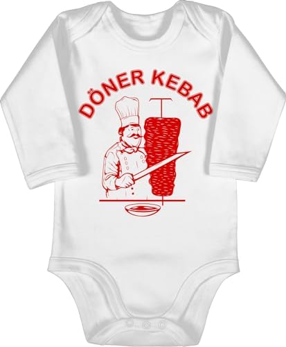 Shirtracer Baby Body Arzt Kostüm - Langarm Strampler Mit Stethoskop Motiv