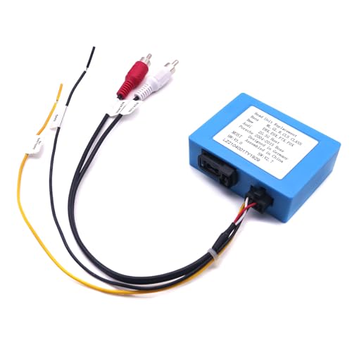 SWTNVIN Caja decodificadora de fibra óptica autorradios Android, caja decodificadora de fibra óptica para Mercedes Benz E/CLS/SLK/SL/CLK Series