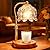 YDDQR Candle Warmer Lamp with Timer Dimmer Adjustable Height, Gift for Women Mom, House Warming New Home Cozy Decor, Wax Melt Warmer for Jar Candles with 2 Bulbs