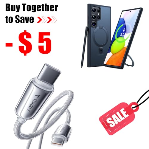 TORRAS S24 Ultra Case with USB C Cable