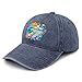 Blue Checkered I was 6 Now I'm 7 Birthday Bday Hat for Men Fashion Washed