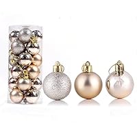 【美品】2019年ティファニーボール　クリスマスオーナメント Amazon.co.jp: クリスマス ボール 24個 セット 【全11色