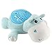 Fisca Baby Sleep Soother, Infant Sleeping Toy 60 Lullabies White Noise Starlight Projection Sound Machine (Plush Hippo)