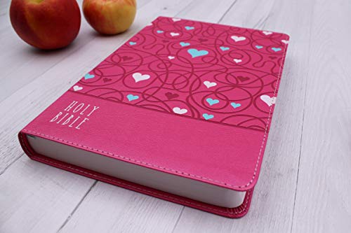 NIrV, Bible for Kids, Large Print, Leathersoft, Pink, Comfort Print: Thinline Edition - Image 2
