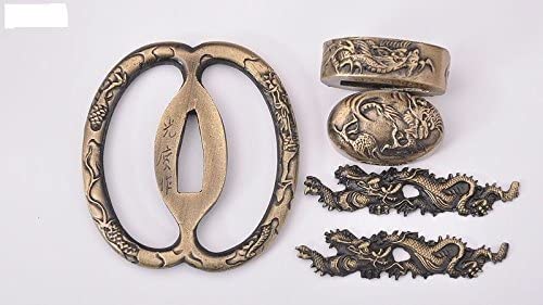 seppakatana Habaki,Seppa, Mekugi und Menuki Set Cover