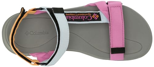 Columbia Columbia Women's Globetrot Sandal, Whisper/Berry Patch, 5