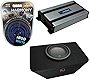 Alpine Bundle Compatible with 2000-09 Honda S2000 S-W10D4 Single 10' Type S Loaded Sub Box Enclosure with HA-A800.1 Amplifier and Wiring Kit