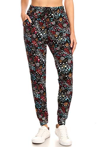 Image of Leggings Depot Premium Jogger Women's Popular Print High Waist Track Pants(S-XL)
