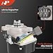A-Premium Ignition Distributor Compatible with Honda CR-V CRV 1997-1998 L4 2.0L, Black Cap and Rotor Kit