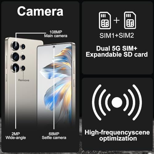 Image of BXV I25 Ultra 16+512GB Smartphone - 7000mAh Battery, 6.99-inch Display, Built-in Pen, Android 14, Snapdragon 8 Gen3, 68MP+108MP Camera Outperform Competitors in Speed & Power (Titanium Gray)