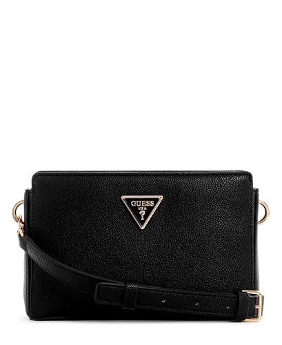 GUESS Meridian II zíper transversal superior, preto