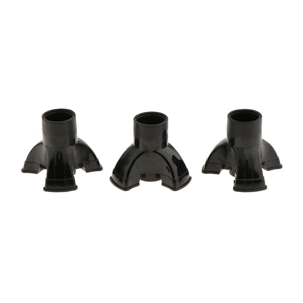 5x3 Puntas de Goma para Muletas, Base de Bastón, 22 Mm