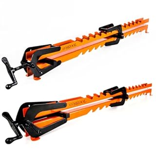 O'SKOOL Pressure Panel Clamps (2-Pack) - 4-Way Pressure Steel Clamps for Cutting Boards, Tabletops, and Cabinet Making - Ideal for Flush Joints & Precision Woodworking Projects, CAV013