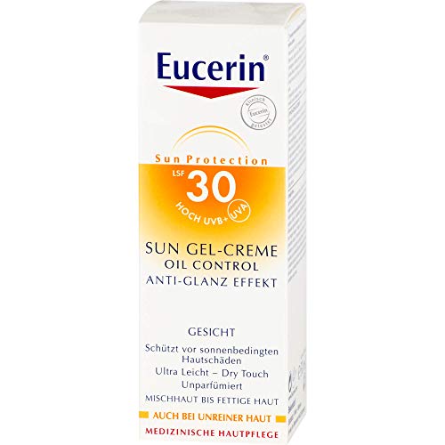 Eucerin Oil Control Gesichtssonnencreme Gel-Creme für fettige Haut