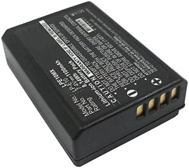 CoreParts Camera Battery for Canon 8.14Wh Li-ion 7.4V 1100mAh, LP-E10 (8.14Wh Li-ion 7.4V 1100mAh Black 8.1Wh Li-ion 7.4V 1100mAh Black, EOS 1100D, EOS 1200D, EOS KISS X50, EOS)