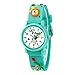 Clastyle Montre Garçon Animal Forêt Dessin Animé Montres Bracelet Enfant Vert Dinosaure Singe