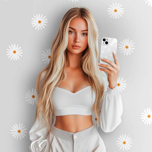 Coque iPhone 15 ONEFLOW marguerites rigide avec protection camera