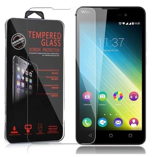 Cadorabo 3x Panzer Schutz Glas für WIKO LENNY 2-3 Stück Schutzfolie in Ultra-Klar Hüllen fre&lich - Gehärtetes (Tempered) Glas Dipslayschutz Folie in 9H Festigkeit Anti Kratzer
