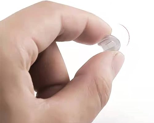 Miniatura 3 de Almohadillas de nariz de silicona de goma transparente para gafas, lentes de sol, marcos de lectura, HNP005 (blanco - 2 pares)