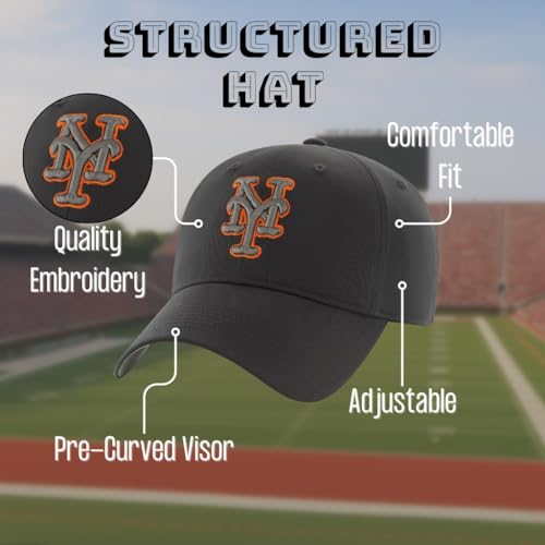 Gorra deportiva ajustable unisex color negro con logo miniatura 4
