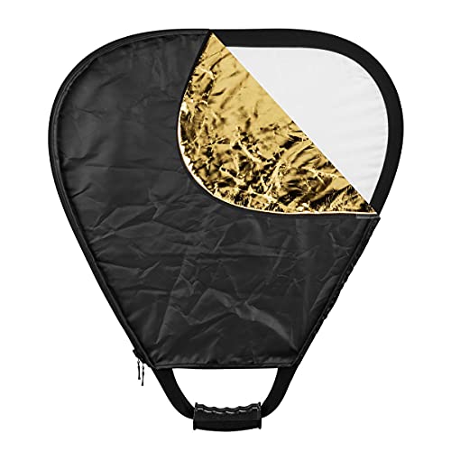 Glow 5-In-1 Collapsible Triangle Reflector With Handle (18") #TOP1